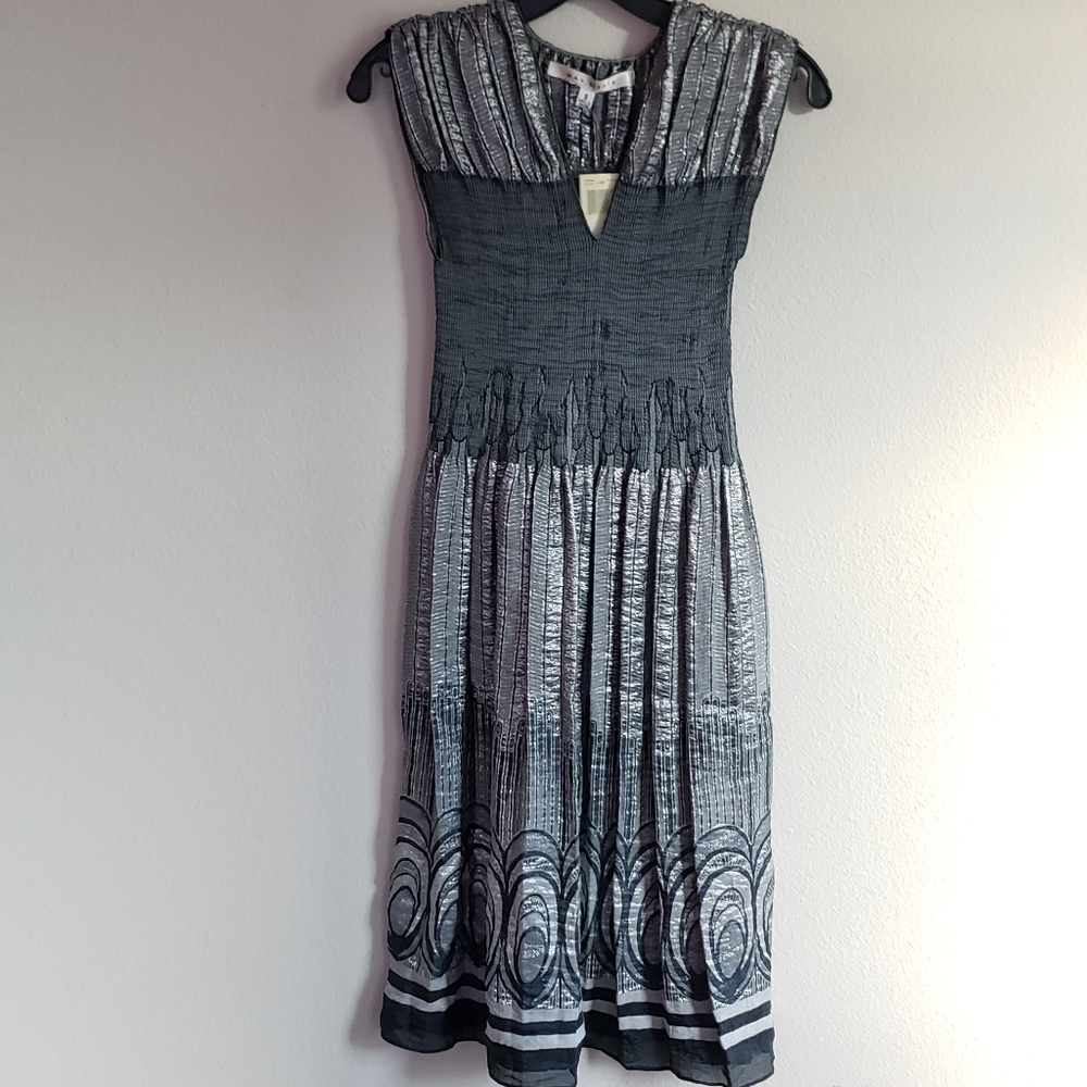 Silver Metallic Dress